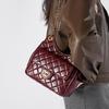 Bao Bao First Layer Leather Bag Tmall Fairy Small Fragrance Fashion All-in-one Single Shoulder Crossbody Bag для женщин