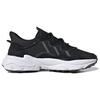 Adidas Originals Ozweego Non-Slip Shock Absorbing Durable Sports Casual Shoes Kids Sneakers Black White FV7533