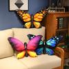 Butterfly Shaped Throw Pillow Soft Stuffed Seat Cushion Pad Plush Velvet Decorative Animal Pillow for Couch Living Room Bed