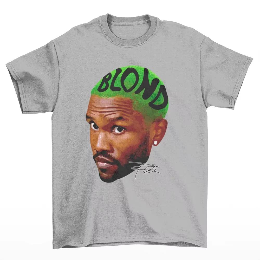 Футболка унисекс Frank Ocean в японском стиле с принтом 100% хлопок, короткий рукав, мужская, летняя, Y2k, хип-хоп, с круглым вырезом, модная, оверсайз