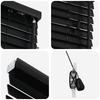 Venetian Blinds Black 40 x 130 cm 35 mm Solid Paulownia Wood