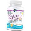 Omega 3 6 9 + Vitamin D3, Complete Omega-D3, 60gelcaps Lemon (67352033)
