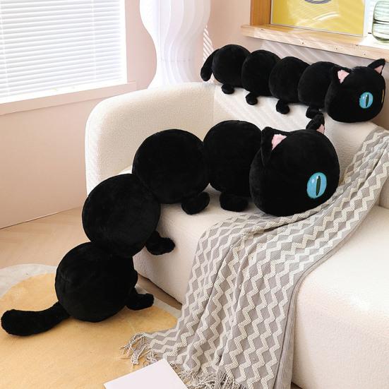 Изысканная плюшевая подушка с животными, уютный сенсорный котенок, плюшевый компаньон, плюшевая подушка-кукла с животными, мягкая игрушка