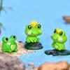 Figures Decor Dollhouse Accessories Fairy Miniature Frogs Micro Landscape Mini Statue Frog Ornament
