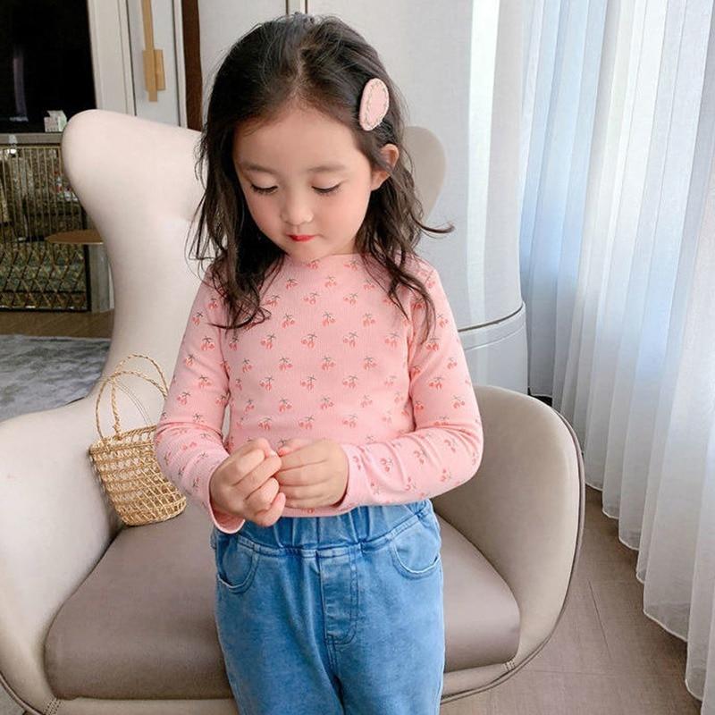 Baby Girl Blouses Long Sleeves Stylish Version for 4-6 Years Old