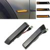1Pair Sequential Smoked Side Marker LED Turn Signal Lights For BMW E53 X5 E36 M3