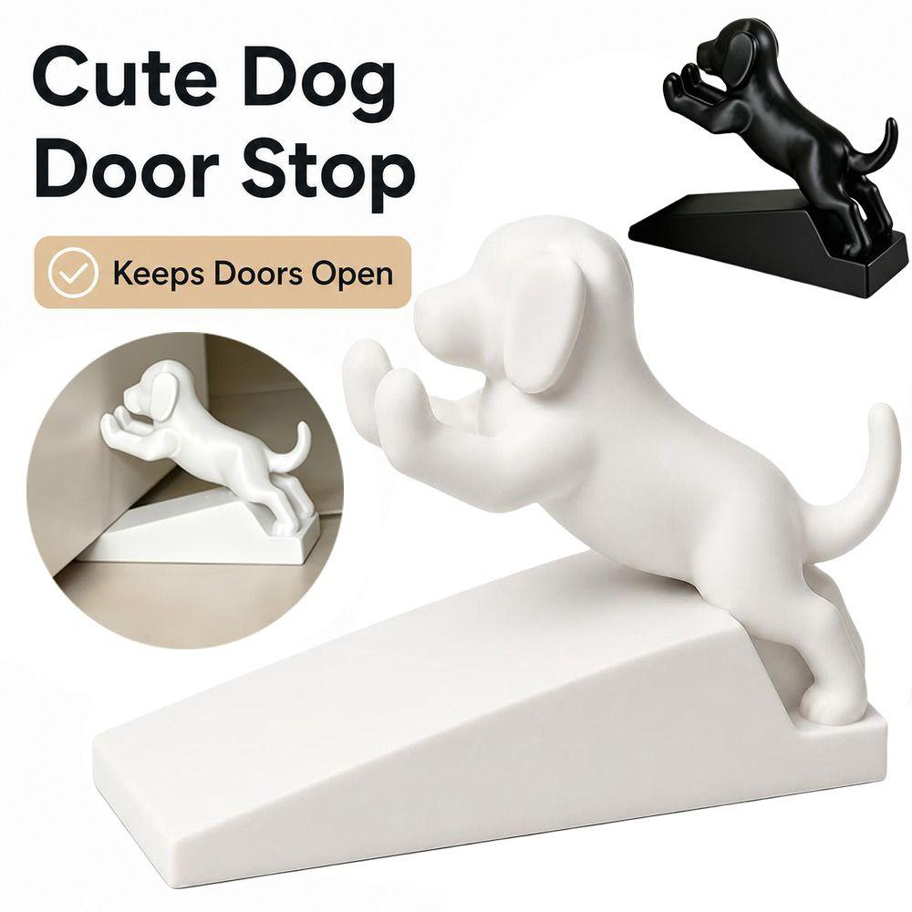 Dog Shape Puppy Door Top Anti-Collision Door Stop Wedge Cute Door Stopper Wedge Keep Doors Open