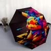 Pikachu Automatic Umbrella with Folding feature - Travel Umbrella, Perfect Gift for Birthday, Christmas a0827041