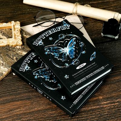 Продвинутая серия «Жидкая бабочка» Портативный блокнот с жесткой обложкой, тройного сложения, Портативный блокнот, Креативный справочник