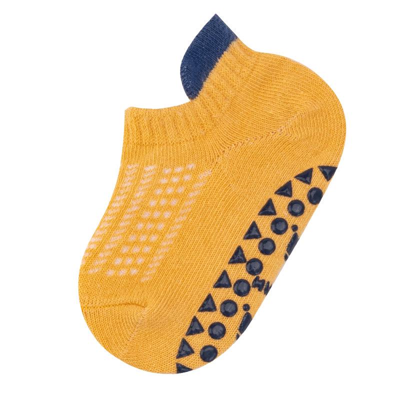 Нескользящие хлопковые носки для малышей, мальчиков и девочек - весна и осень
