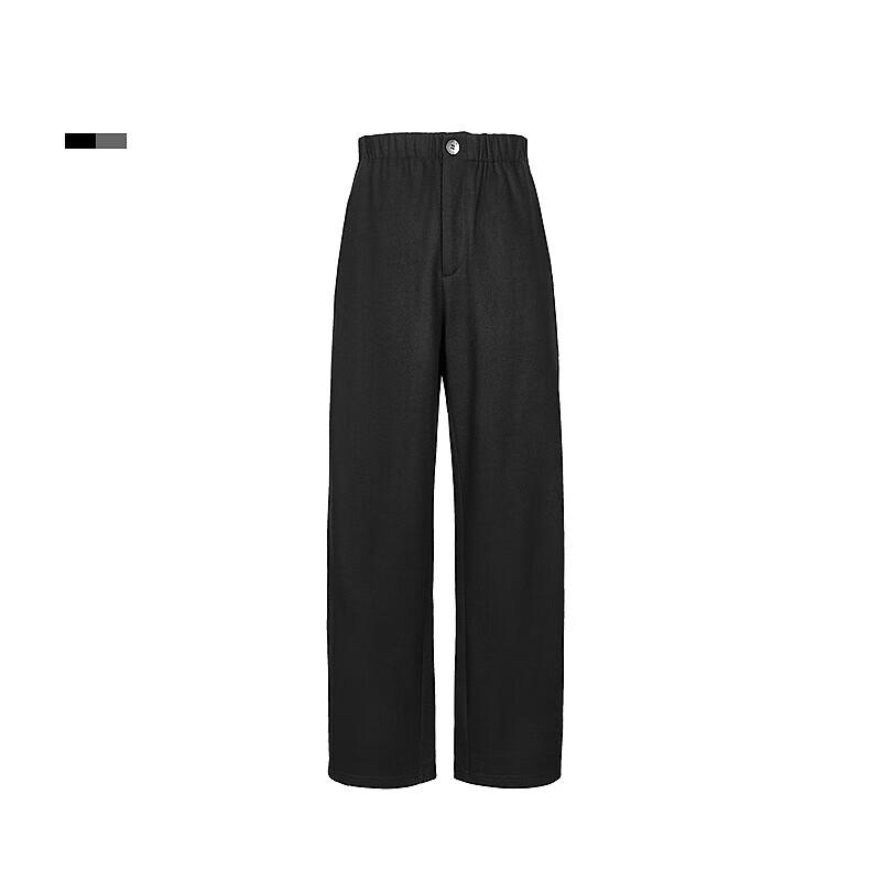 Брюки прямого кроя из мериносовой шерсти LESS 2025 Зима