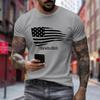Men's Printed Short Sleeve T-Shirt Men's Loose Casual Short Sleeve Top