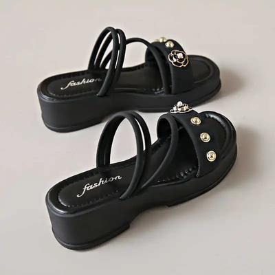 Модные женские домашние тапочки с двумя полосками, суперлегкие, женские сандалии, обувь, damske boty, кроссовки, спорт, специальный широкий дизайн