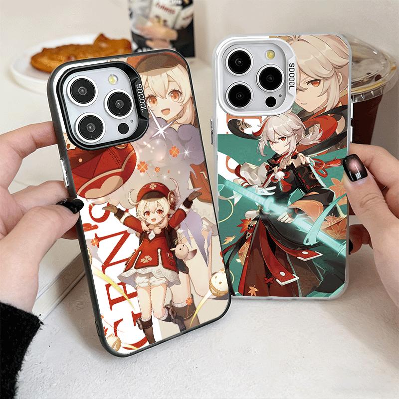 Genshin Impact Anime Soft Phone Case for iPhone 15 16 17 Pro Max 17Air 16E 14 Plus 13 12 Mini Shockproof Cover Back Shell