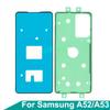 Aocarmo Для Samsung Galaxy A34 A35 A52 A53 Водонепроницаемый ЖК-экран Клейкая лента для экрана Передний клей Наклейка на заднюю крышку аккумулятора