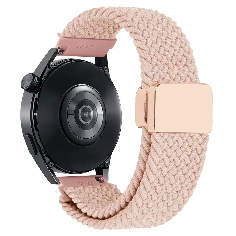 Для Huami AMAZFIT BALANCE 2/Active 2 Плетеная нейлоновая ремешок для часов Для AMAZFIT BIP 6 5 GTR/GTS 2e 2 3 4 Эластичный браслет 20/22 мм Ремешок