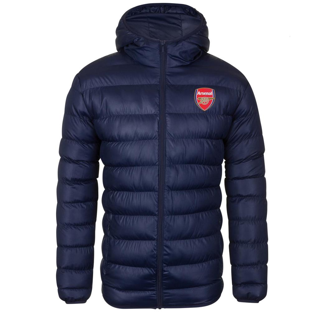 Arsenal FC Mens Crest Quilted Jacket