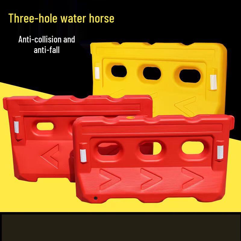 Water-Filled Plastic Traffic Barrier