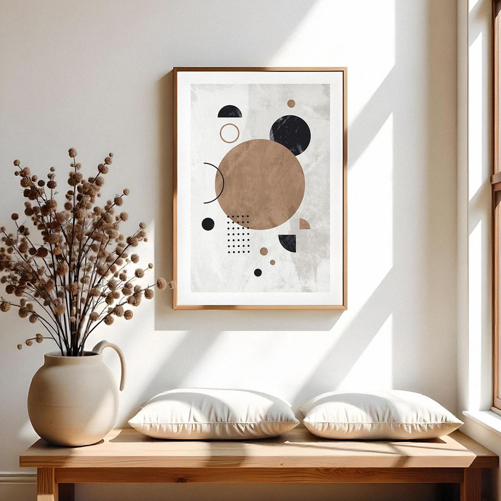 Plakat geometria minimalizm