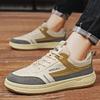 Мужская обувь 2025 новая летняя дышащая износостойкая спортивная молодежная трендовая модная увеличивающая рост повседневная обувь для скейтборда трендовая обувь