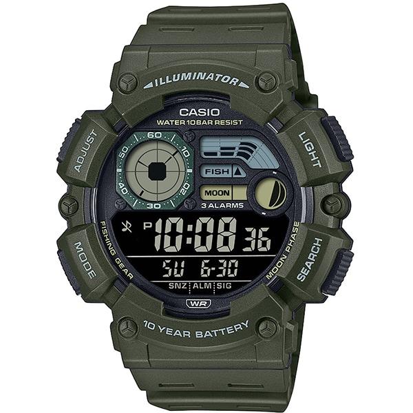 Casio Men's WS-1500H-3BJF [CASIO Collection] Round Watch Resin Digital