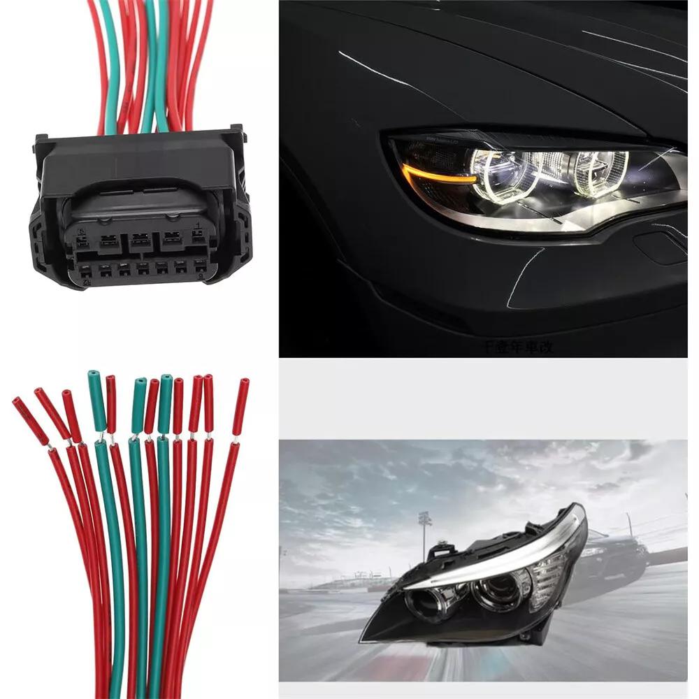 Подходит для BMW F20 F30 E64 E90 E92 61132359991 Автомобильный Провод 12-контактный Разъем Штекер Фонаря Проводка Штекер Разъем Патрона Лампы