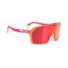 RUDYPROJECT SPINSHIELD Спортивные Солнцезащитные Очки Fade Coral Matte для Дороги и Гольфа, Мандариновые, С Multi-Laser Red, Для Велоспорта, Велосипедов, Бега, (SP723846-0011)