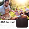 Outdoor Tabletop Grill Fireproof Mat Waterproof Heat-Resistant BBQ Barbecue Mat Flame-Retardant Pad Camping Supplies