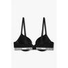Emporio Armani Женский блестящий нейлоновый бюстгальтер с контуром 0826184503