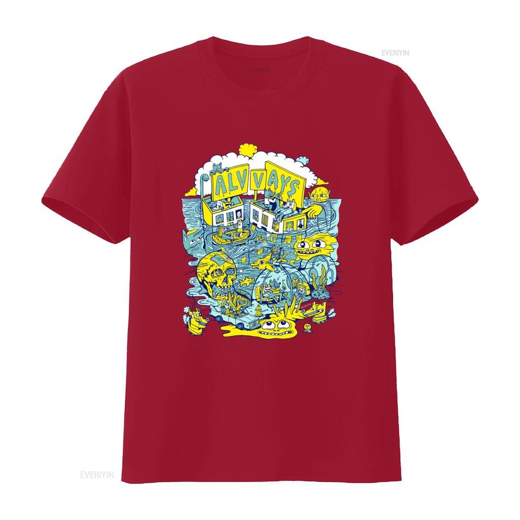 Alvvays Band Album Tour Concert Print White Cotton Adult T Shirt Vintage Breathable Comfortable Top For Everyday Wear