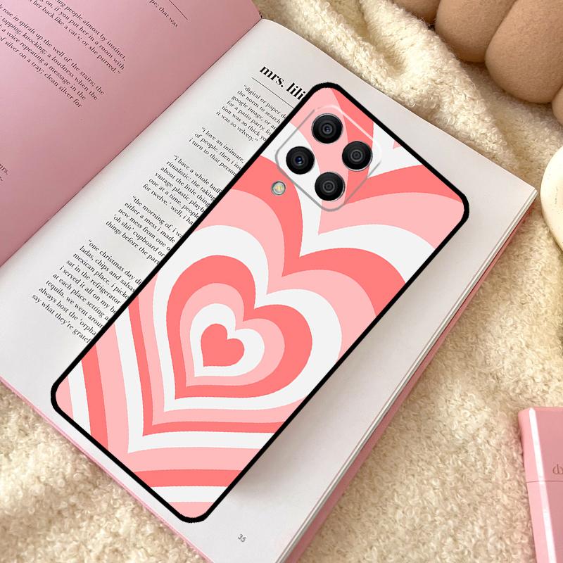 Latte Love Тоннель Коричневое Сердце Чехол Для Samsung Galaxy M12 M14 M11 M13 M15 M06 M16 M36 M56 M31 M53 M32 M52 M35 M55 M34 M54