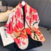 90cm Travel Sunscreen Versatile Large Square Scarf Shawl Headscarf Neck Protection Scarf Decoration For All Seasons