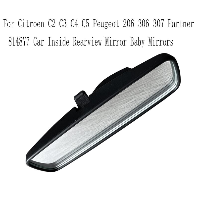8148Y7 Car Inside Rearview Mirror Baby Mirrors For Citroen C2 C3 C4 C5 Peugeot 206 306 307 Partner Interior Mirrors6