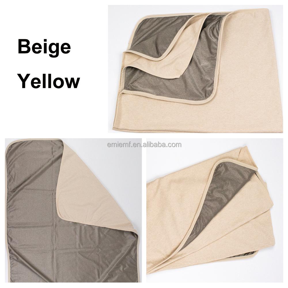 BLOCK EMF Conductive Silver Fiber Blanket, Effectively Blocks EMF Radiation and Reduces Static