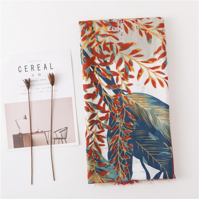 Elegant Women's Scarf - Lightweight, Long Versatile Shawl for Casual Outings, Warm and Windproof