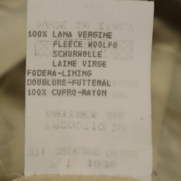 Emporio Armani Сделано в Италии шерстяной приталенный жакет 38 Бежевый x черный блейзер Женский Б/у