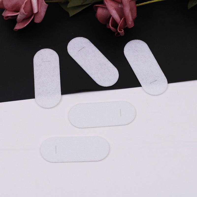 100 шт. овальные нетканые зажимы с каплевидными защелками, проставки, прямоугольные фетровые подушечки, нашивки