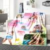 1Pc Taylor Swift'S Music Journey Blanket Soft Throw Blanket For Home Bedroom Bed Sofa Travel Office Solid Christmas Blanket
