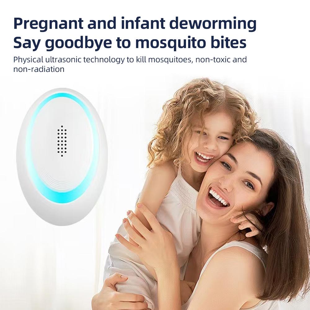 6 Pack Pest Repellent Ultrasonic Plug In CF+VF Dual Frequency Rodent Mouse Mosquito Bug Insect