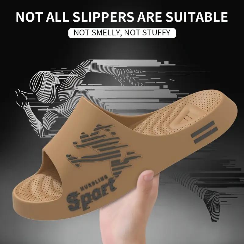 Мужские модные тапочки для лета, нескользящие, устойчивые к запахам, для дома