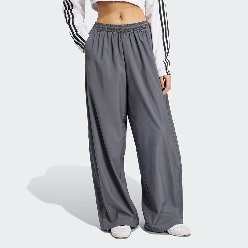 adidas Оригинальные классические спортивные брюки серии Simple Woven Casual Free Sports, женские плавки, темно-серые JY8880