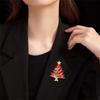 Clothes Accessories Christmas Brooch Korean Style Christmas Tree Brooch  Gift