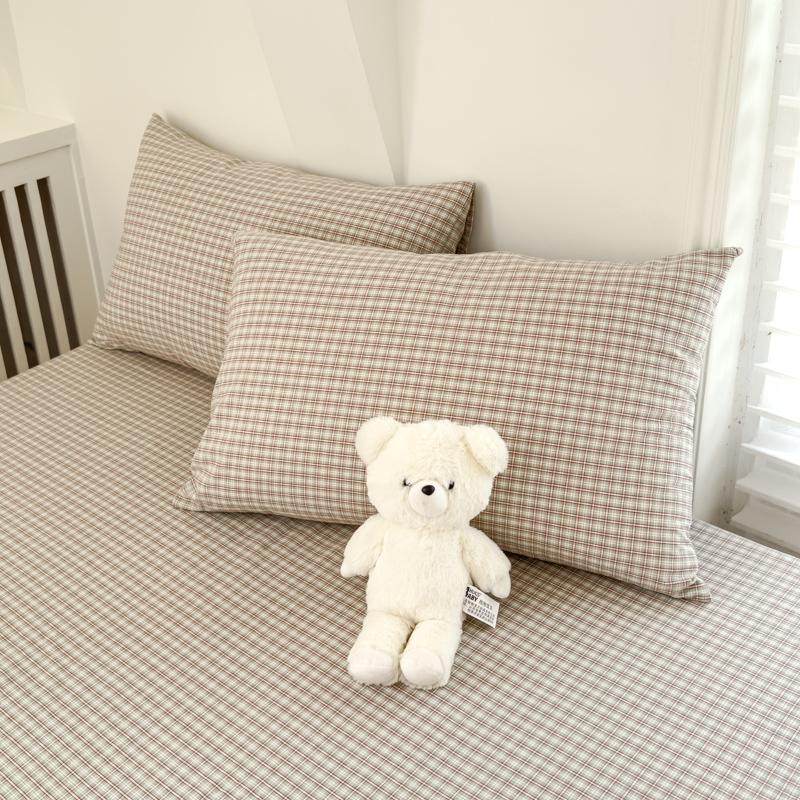 2шт наволочка 100% хлопок наволочка в полоску наволочка 48x74см наволочка для подушки домашняя мягкая наволочка для кровати Fundas de almohada