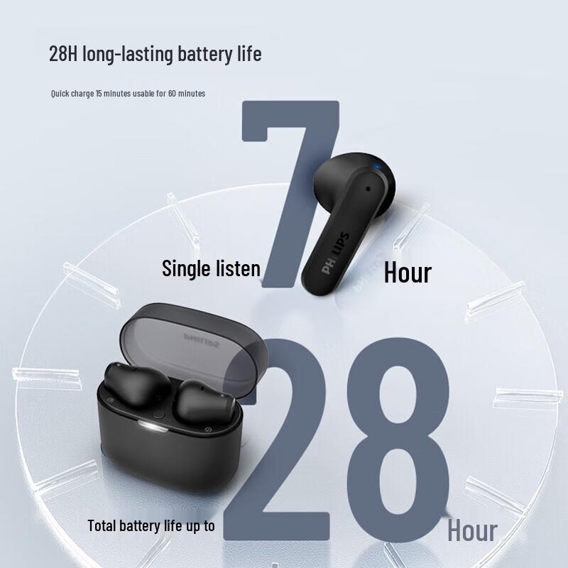 Philips TAT2139 Semi-In-Ear Wireless Bluetooth Sports Headphones
