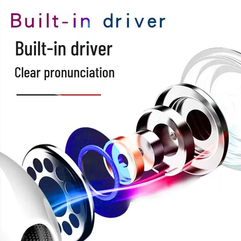 Внутриканальные Bluetooth-наушники с интерфейсом Lightning для Apple 7-14, с функцией всплывающего вызова.