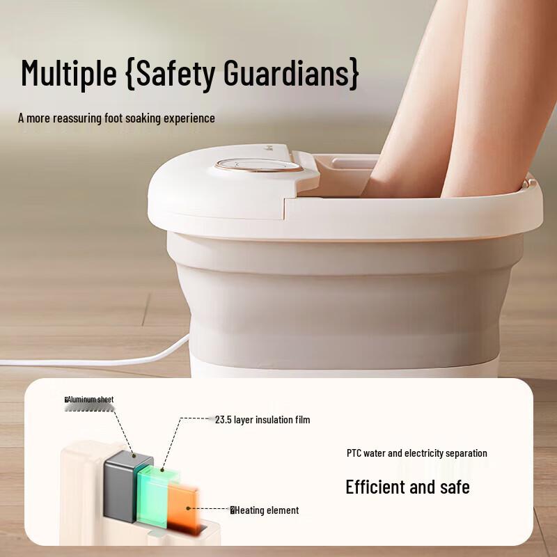 Bear Foldable Heated Foot Spa Massager