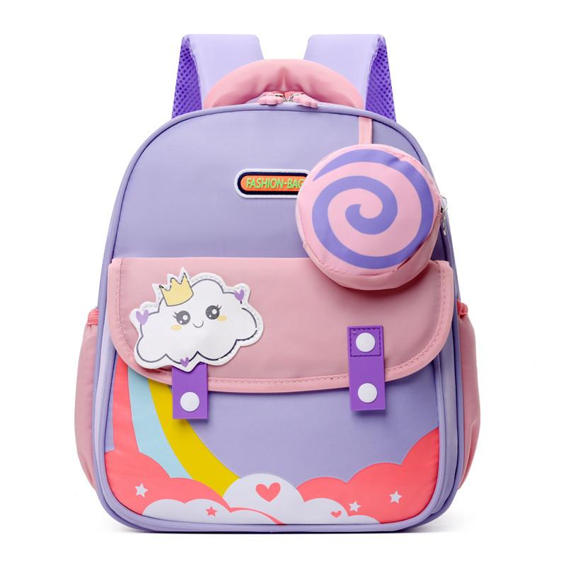 Lightweight And Durable Kids Backpack For School With Cute Cartoon Frog Style