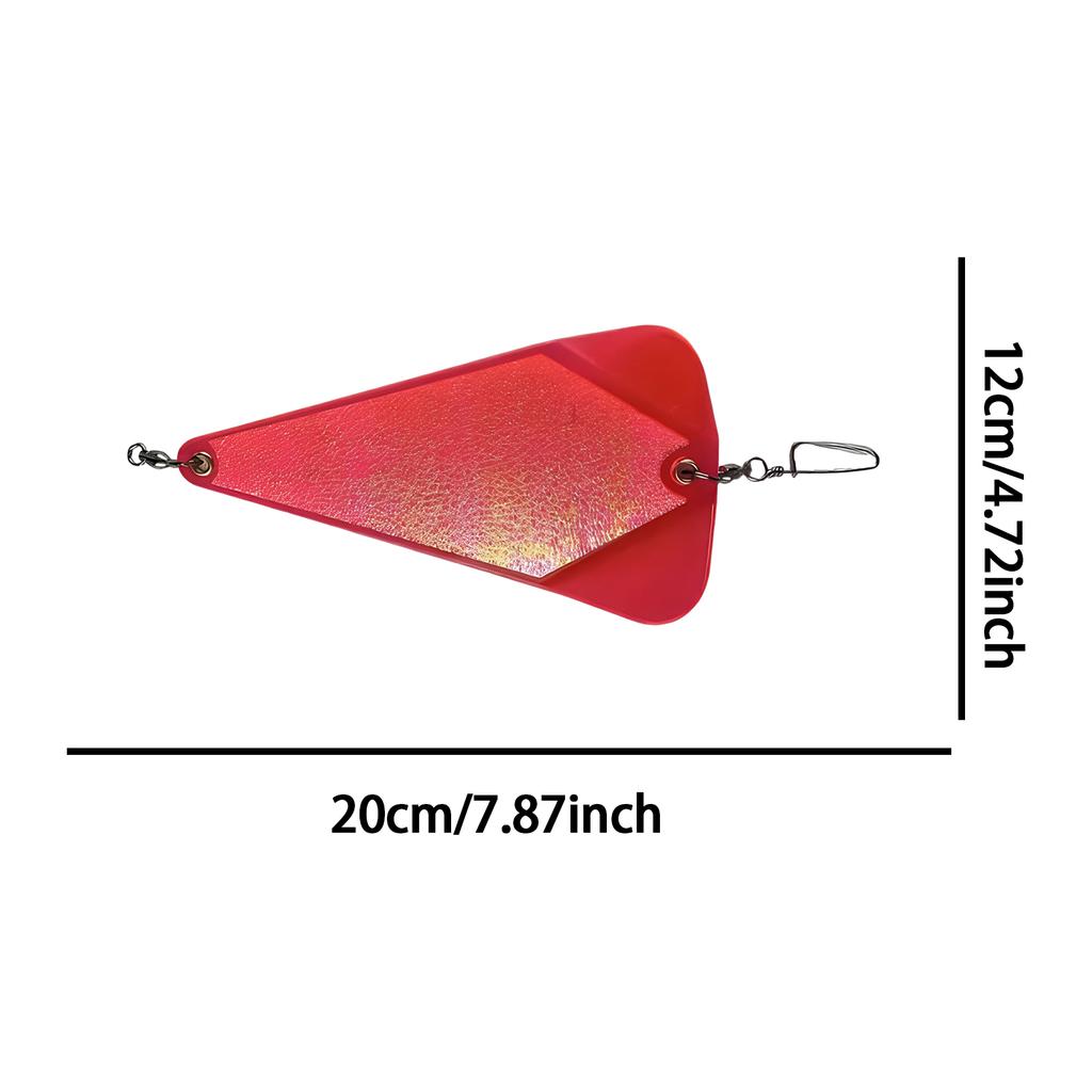 Diving Flash Board Trolling Flasher UV Double-sided Reflective Trolling Lure for Trolling Salmon Fishing Accessories