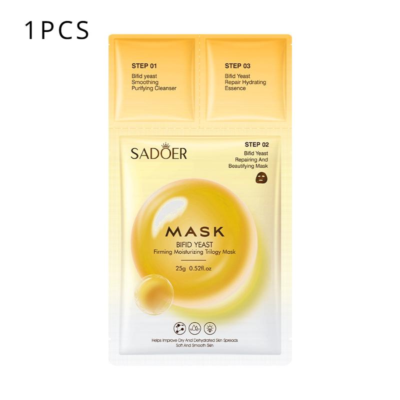 SADOER Diatomaceous Yeast Firming Trilogy Mask Деликатная увлажняющая маска