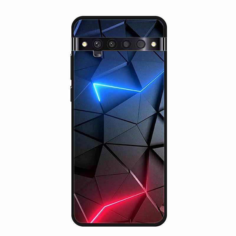 Чехлы для TCL 10 Pro Мягкий ТПУ Силикон Кот Лев Задние Чехлы для TCL 10 Pro T799B T799H Обложка Ударопрочный Funda Capa TCL10Pro 6.47"